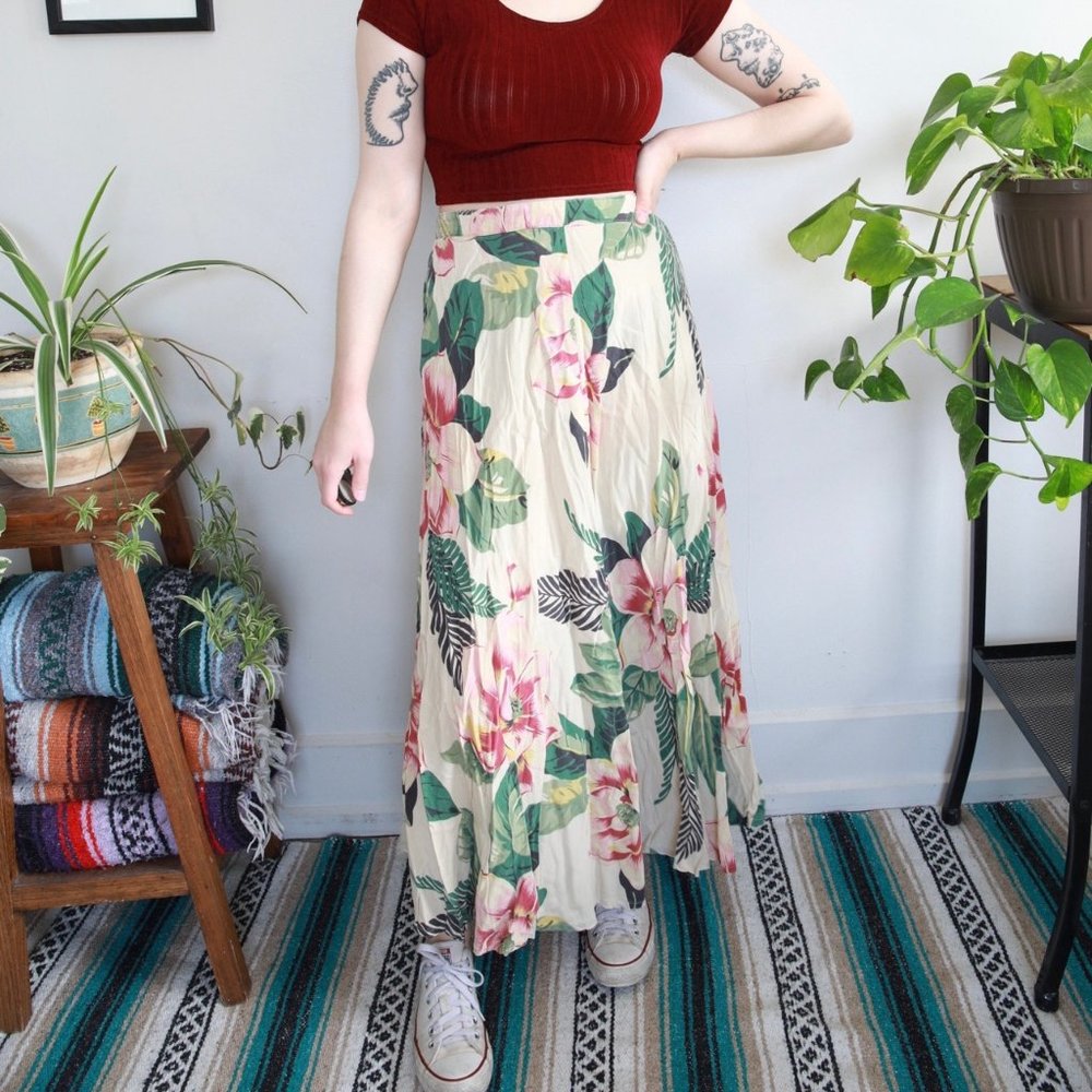 Floral Maxi Skirt